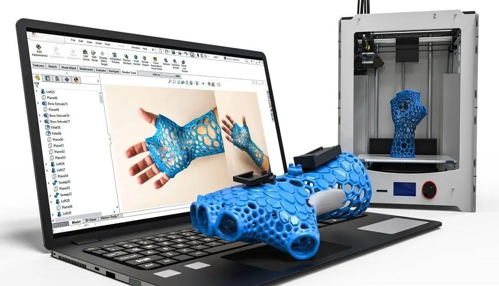 CAD çiziminden 3D baskıya ve üretime uzanan süreç